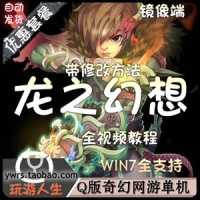 【亲测】龙之幻想单机版镜像8职业一键服务端 大型3D网络...