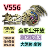 【亲测】龙之谷V556单机版100级网单，龙之谷556VM一键服务端