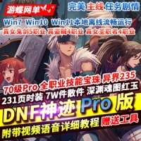 【亲测】DNF单机版70级神迹PRO版网单全职业技能宝珠异界235...